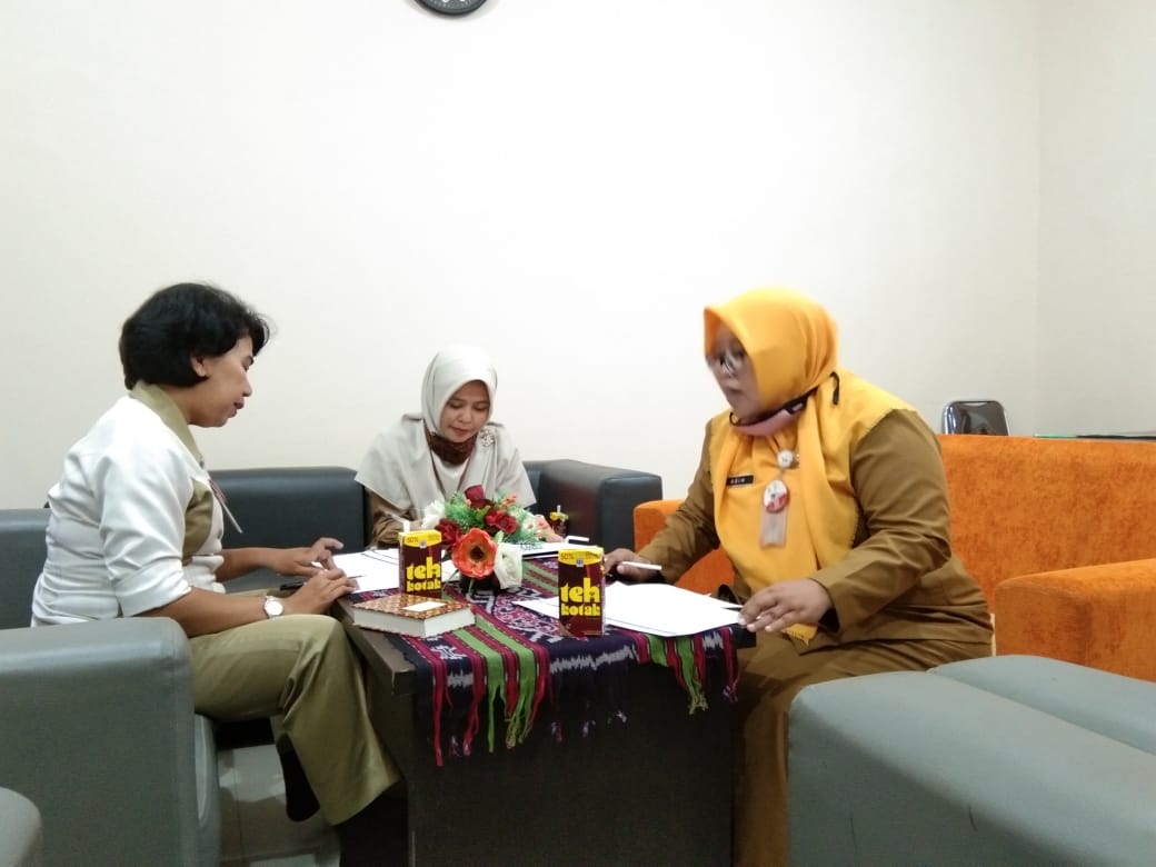 PERSIAPAN MONEV PELAKSANAAN PEMBANGUNAN ZONA INTEGRITAS  DI RSJ MUTIARA SUKMA 